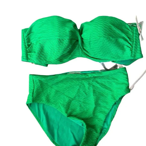 Victoria's Secret Swim Mix & Match Twist Push-Up Bandeau Top Size 36D - Picture 3 of 6